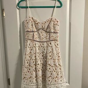 Lulus Lace White Dress